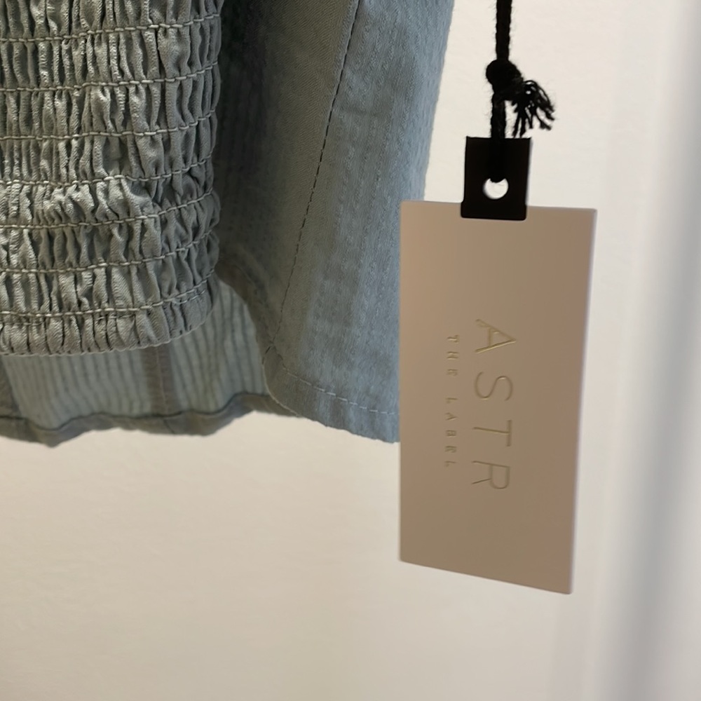 ASTR THE LABEL | RAYA CORSET TOP BLUE - Picture 7 of 7
